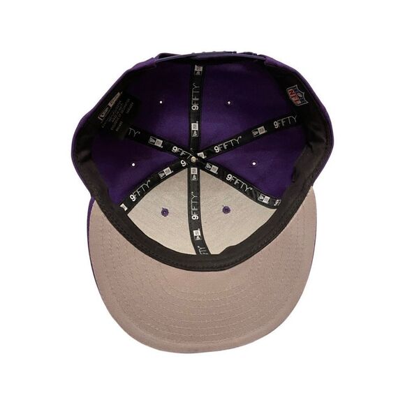 Minnesota Vikings Football New Era Purple 9FIFTY Adjustable Snapback Hat - Picture 10 of 12